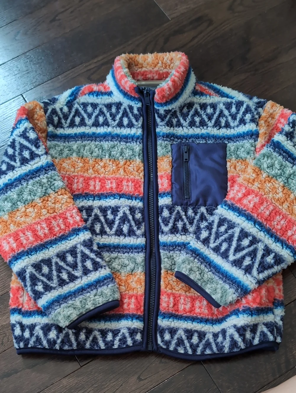 EUC Old Navy Sherpa Zip-up - Small